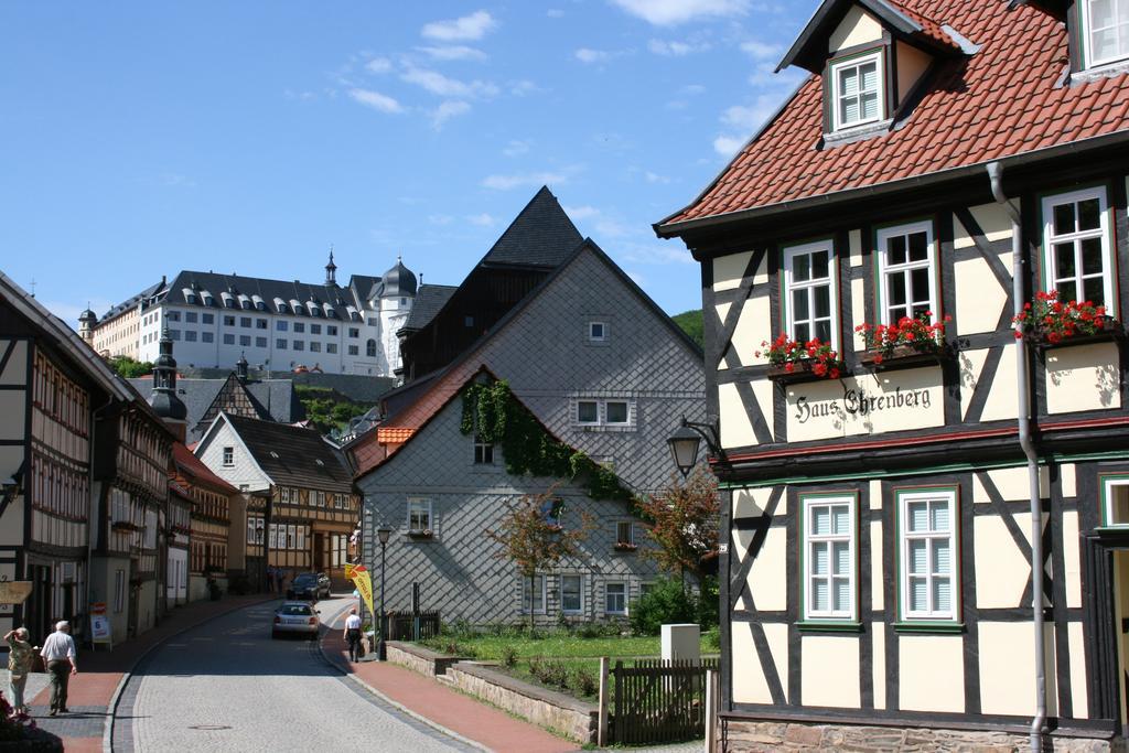 Hotel Garni Weisses Ross Stolberg (Harz) Exterior foto